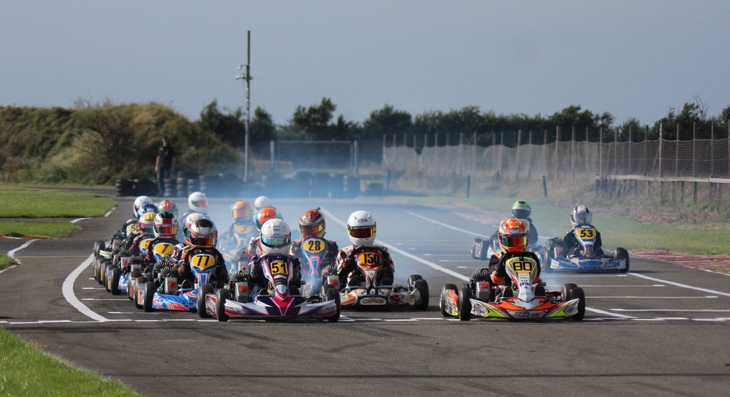 Starten går i Cadett Junior-klassen ved seneste afdeling af DSK